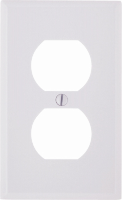 WHT 2-OUTLET WALL PLATE