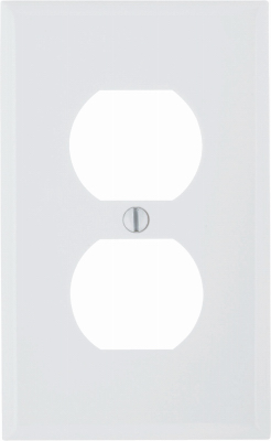 WH DUPLEX WALLPLATE