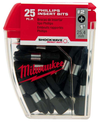 25PK 1" #2 Phil Ins Bit