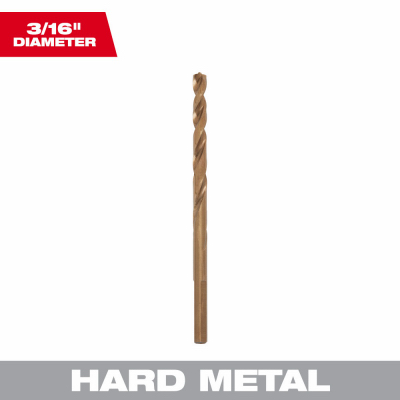 3/16" Cobalt Drill Bit