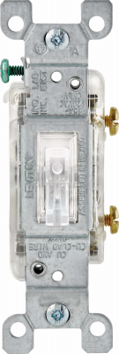 CLR TGL LEDILLUM SWITCH