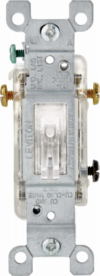 CLR TGGL LED 3WY SWITCH
