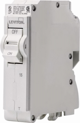 15A 1-POLE WHT BREAKER