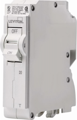 20A 1-POLE WHT BREAKER