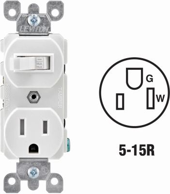 15A WH SWTCH/OUTLET