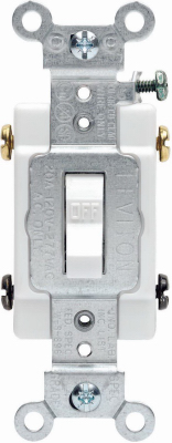 WHT 2-POLE GRND SWITCH