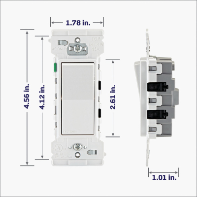 10PK WHT 15A 1P SWITCH