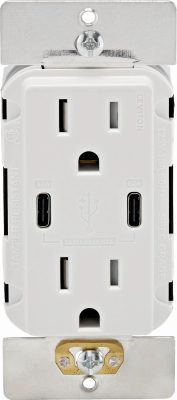 WHT 15A USB C/C OUTLET