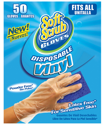 50CT Disp Vinyl Gloves