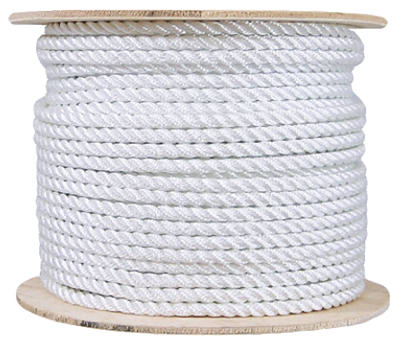 1/4"x600' WHT Nyl Rope