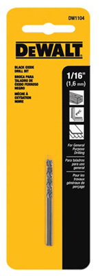 1/16" BLK Oxide Bit, 2/Pack