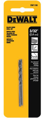 3/32" BLK Oxide Bit, 2/Pack