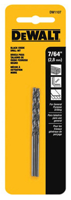 7/64" BLK Oxide Bit, 2/Pack