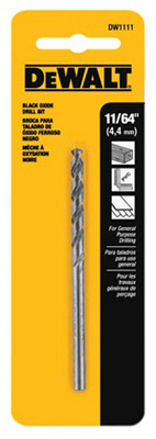 11/64" BLK Oxide Bit, 2/Pack