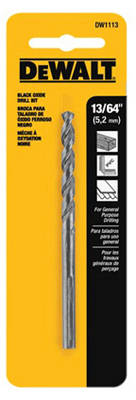 13/64" BLK Oxide Bit, 2/Pack