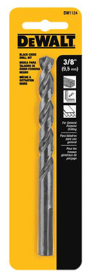 3/8" BLK Oxide Bit, 2/Pack