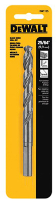 25/64" BLK Oxide Bit, 2/Pack