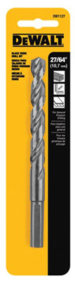 27/64" BLK Oxide Bit, 2/Pack