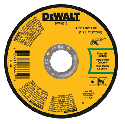 4-1/2x.045x7/8Mas Wheel, 25/Pack