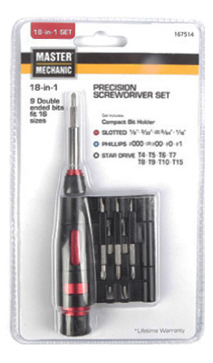 MM 18/1 Prec Screw Set