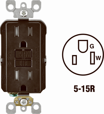 15A BLK GFCI OUTLET