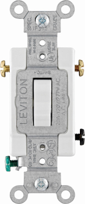 WHT 3-WAY GRND SWITCH