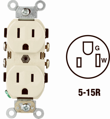 IV DUPLEX OUTLET