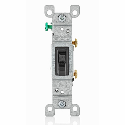 BLK 1POLE GRND SWITCH