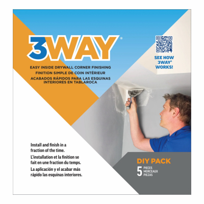 5PK 3WY Drywall Corner