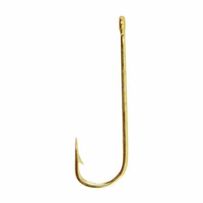 10PC SZ1 GLD Aber Hook