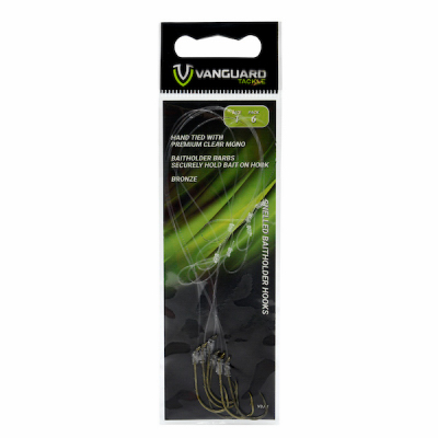 6PC 1/0 Snell Bait Hook