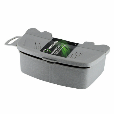 Gray Plastic Worm Tray