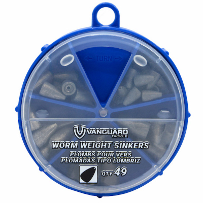 49PC Worm Weight Sinker