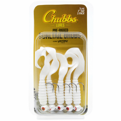 5PK 3" 1/8OZ WHTJighead