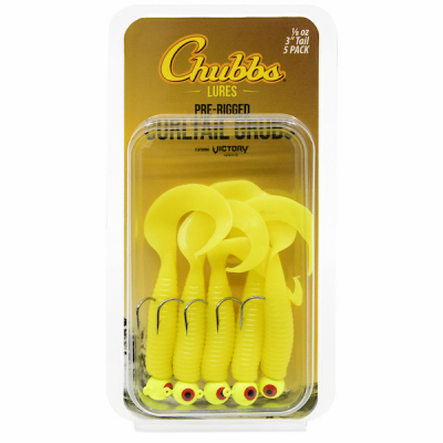 5PK 3" 1/8OZ YLWJighead