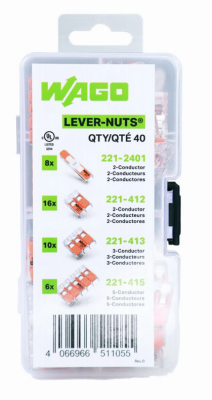 40PK LVR Nut Combo Kit