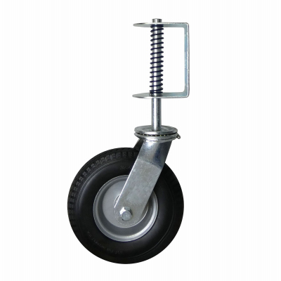 8"BLK PNEUM Gate Caster