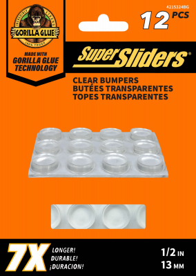 12PK 1/2" CLR Bumper