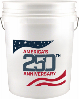5GAL TV USA250 Bucket