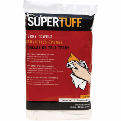 12PK Terry Cloth Towels