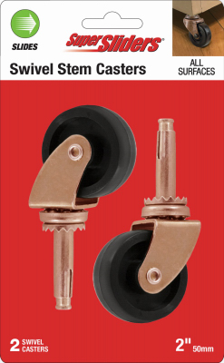2PK 2" Stem Caster