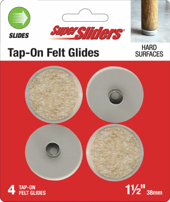 4PK 1-1/2" TapOn Slider