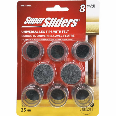 8PK 1" Felt Leg Tips