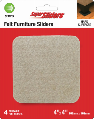 4PK 4" Felt Sliders