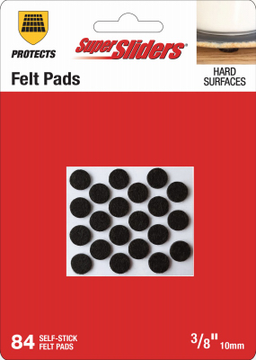 84PK 3/8" RND Felt Pads