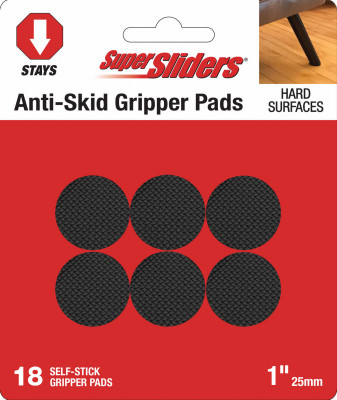18PK 1" RND BRN Pads
