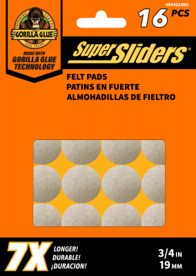 16PK 3/4" BGE Felt Pads