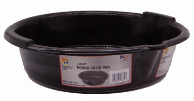 7QT Round Drain Pan