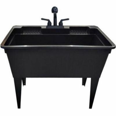 37Gal BLK Util Tub Kit