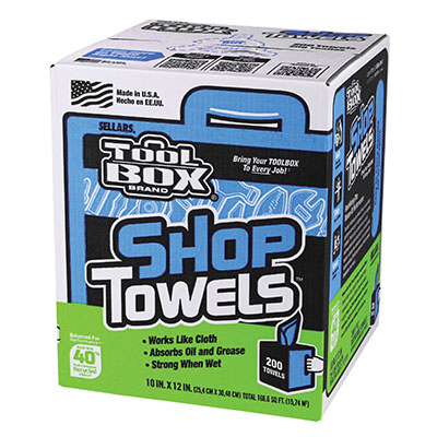 200CT BLU Shop Towel
